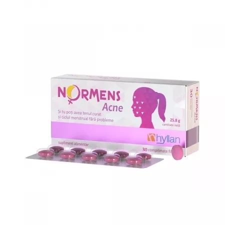 Normens Acne, 30 comprimate, Hyllan Normens Acne, 30 comprimate, Hyllan