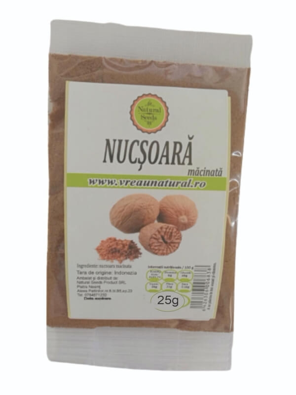Nucsoara macinata, 25 g, Natural Seeds Nucsoara macinata, 25 g, Natural Seeds