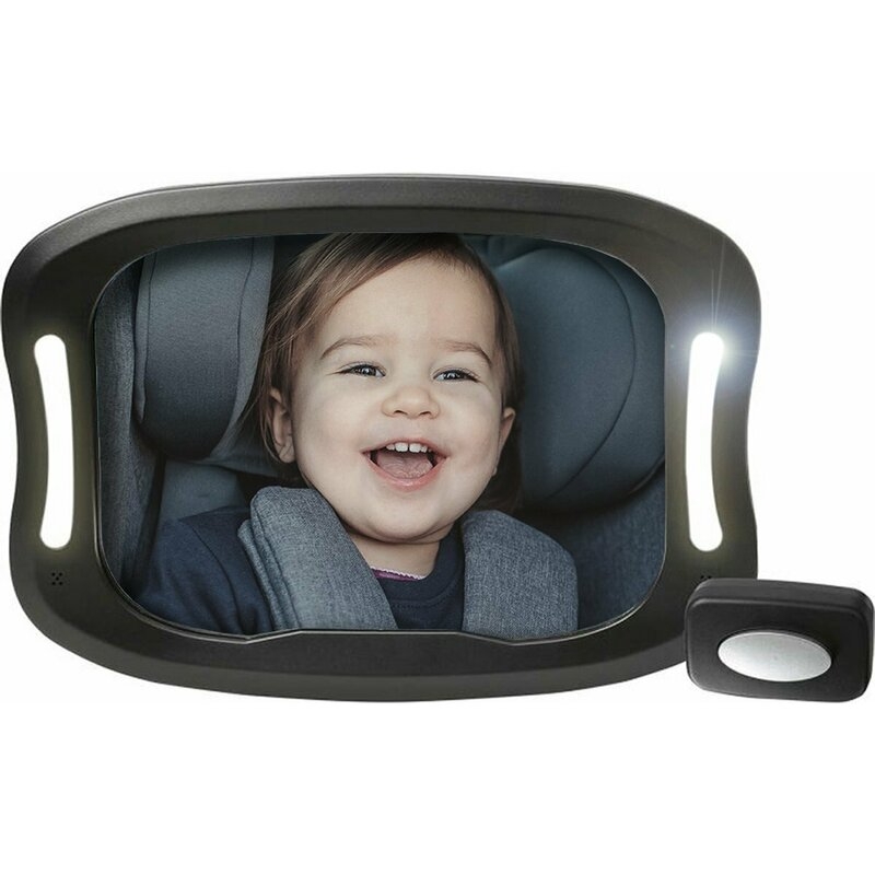 Oglinda auto, FreeON, Pentru masina, Cu iluminare LED, Include telecomanda pentru pornire si oprire usoara, 28x21 cm, Black Oglinda auto, FreeON, Pentru masina, Cu iluminare LED, Include telecomanda pentru pornire si oprire usoara, 28x21 cm, Black
