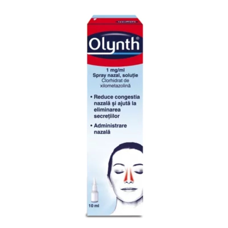 Olynth spray nazal, 1 mg/ml, 10 ml, Johnson & Johnson Olynth spray nazal, 1 mg/ml, 10 ml, Johnson & Johnson