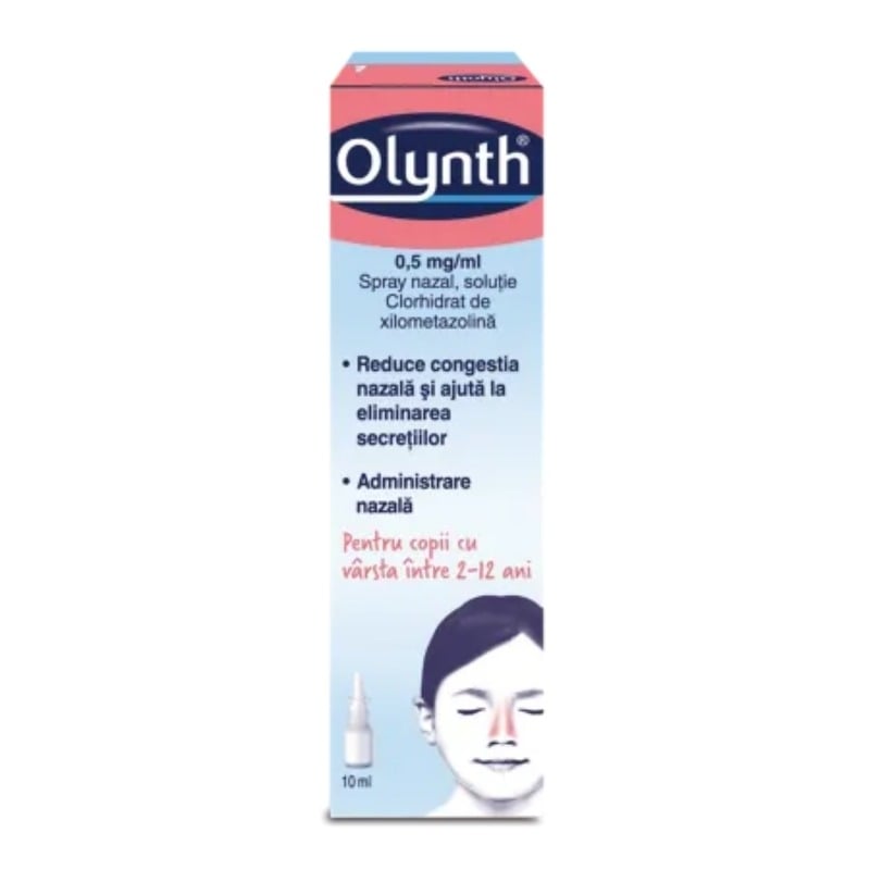 Olynth spray nazal pentru copii, 0.5 mg, 10 ml, Johnson & Johnson Olynth spray nazal pentru copii, 0.5 mg, 10 ml, Johnson & Johnson
