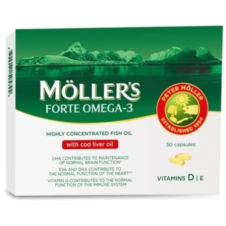 Omega 3 Forte, 30 capsule, Moller's Omega 3 Forte, 30 capsule, Moller's