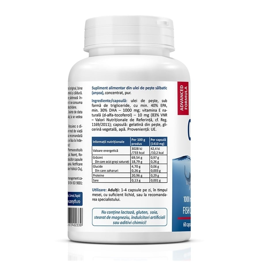 Omega 3 Marin, 60 capsule, Zenyth Omega 3 Marin, 60 capsule, Zenyth