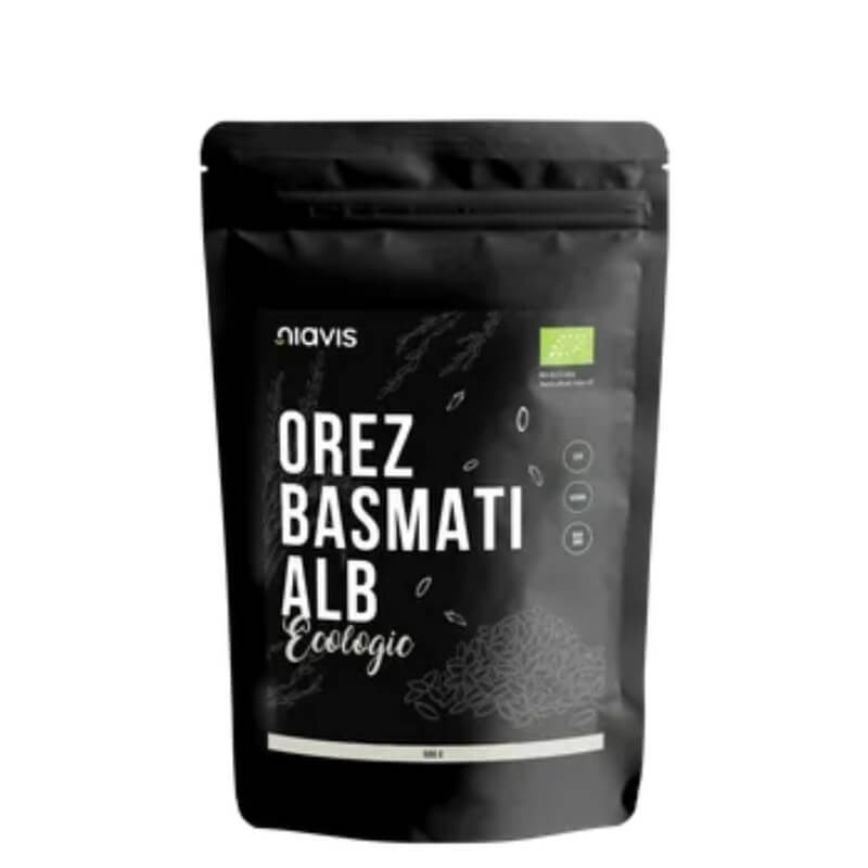 Orez Basmati alb ecologic 500 g, Niavis Orez Basmati alb ecologic 500 g, Niavis