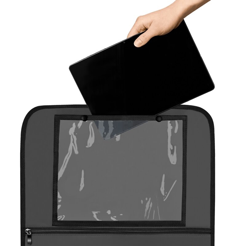 Organizator auto, Lionelo, Cu 5 buzunare de diferite dimensiuni, Cu buzunar pentru tableta, Montare cu clema, Piele ecologica, Impermeabila, Gri Organizator auto, Lionelo, Cu 5 buzunare de diferite dimensiuni, Cu buzunar pentru tableta, Montare cu clema, Piele ecologica, Impermeabila, Gri
