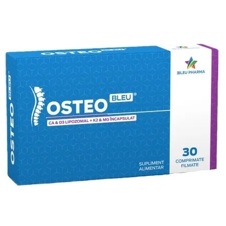 OsteoBleU, 30 comprimate, Bleu Pharma OsteoBleU, 30 comprimate, Bleu Pharma