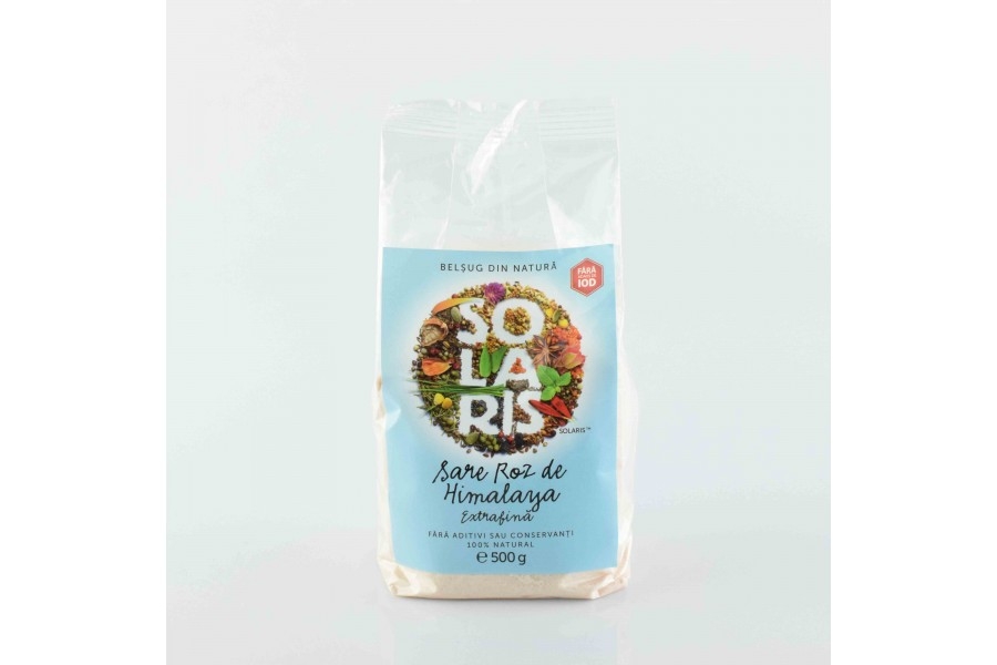 Solaris Sare Roz De Himalaya Fina 500gr Solaris Sare Roz De Himalaya Fina 500gr