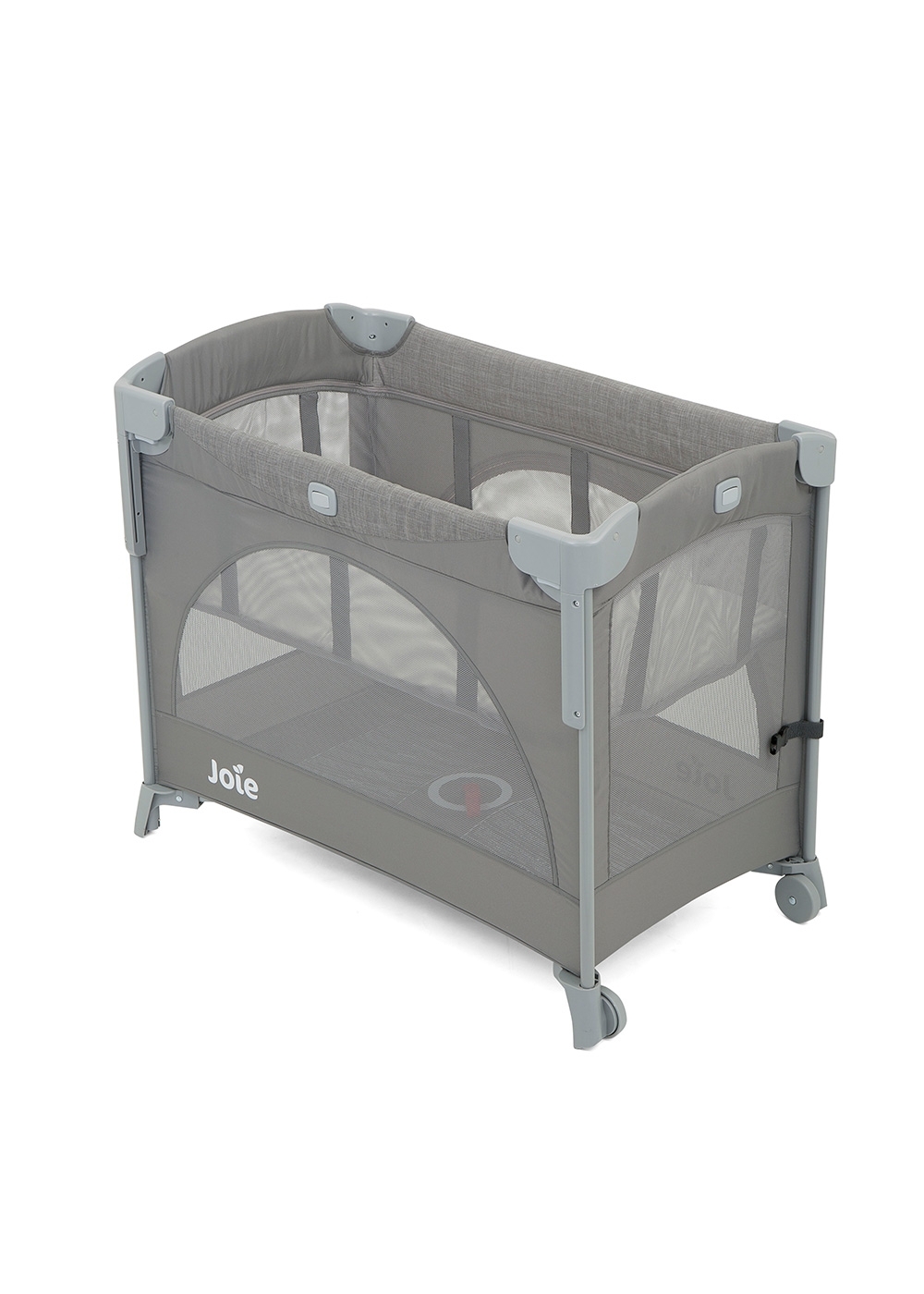 Patut pliant pentru cosleeping Kubbie Foggy Gray, Joie Patut pliant pentru cosleeping Kubbie Foggy Gray, Joie