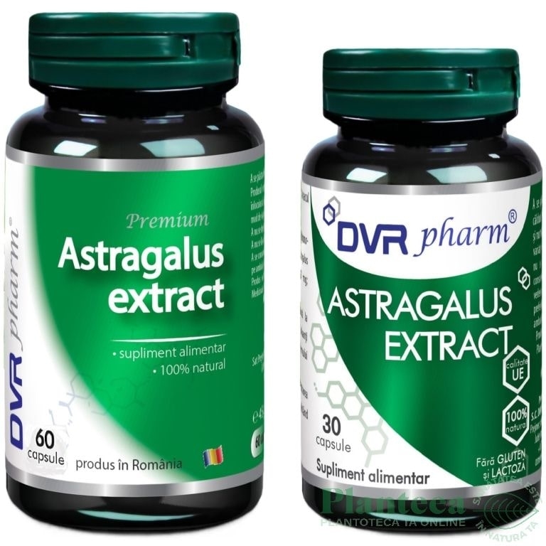 Pachet Astragalus extract, 60 + 30 capsule, DVR Pharm Pachet Astragalus extract, 60 + 30 capsule, DVR Pharm