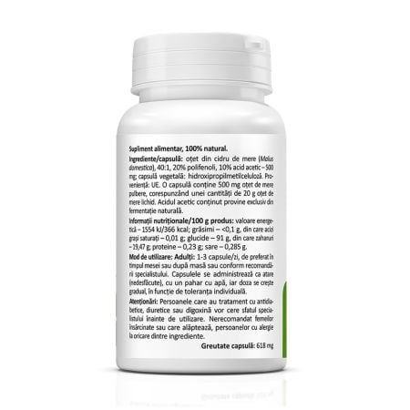 Pachet Berberine 500 mg, 60 capsule + Otet din cidru de mere, 60 capsule, Zenyth Pachet Berberine 500 mg, 60 capsule + Otet din cidru de mere, 60 capsule, Zenyth