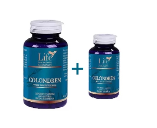 Pachet Colondren, 60 + 30 capsule, DVR Pharm Pachet Colondren, 60 + 30 capsule, DVR Pharm