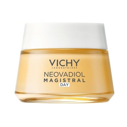 Pachet Crema de zi Novadiol Magistral, 50 ml + Crema de noapte Neovadiol Magistral, 15 ml + Fluid cu SPF 50+ Capital Soleil, 3 ml + Sampon anti-matreata Dercos, 6 ml, Vichy