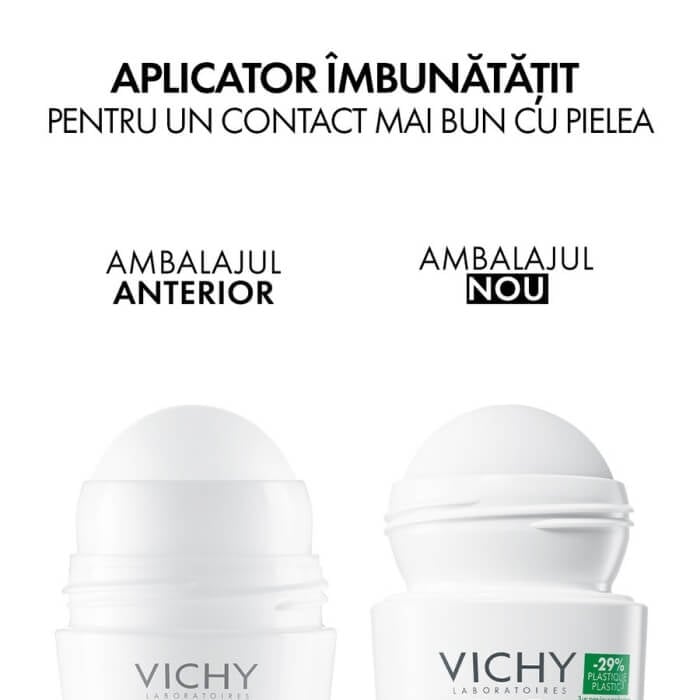 Pachet Deodorant roll-on Clinical Control 96h, 50 ml + 50 ml, Vichy Pachet Deodorant roll-on Clinical Control 96h, 50 ml + 50 ml, Vichy