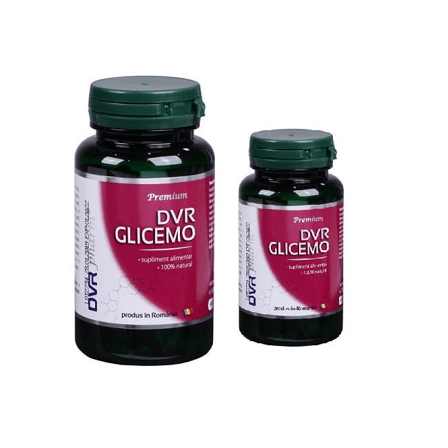 Pachet Glicemo, 60 + 30 capsule, DVR Pharm Pachet Glicemo, 60 + 30 capsule, DVR Pharm