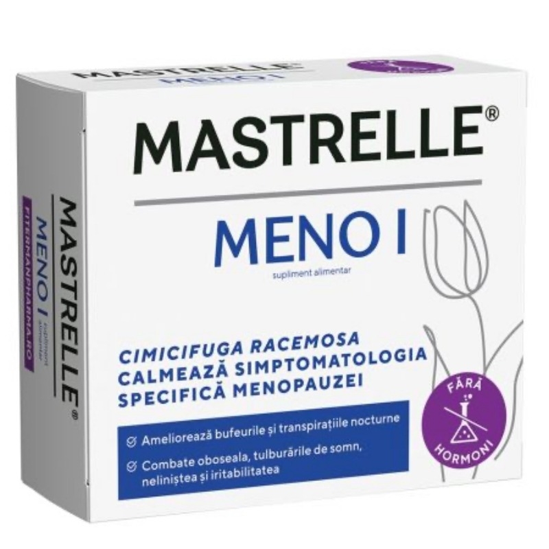 Pachet Mastrelle Meno I, 90 capsule, Fiterman Pharma Pachet Mastrelle Meno I, 90 capsule, Fiterman Pharma
