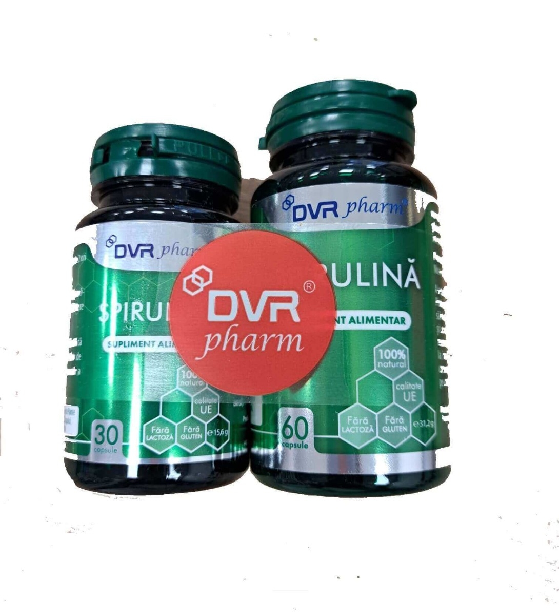 Pachet Spirulina, 60 + 30 capsule, DVR Pharm