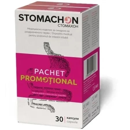 Pachet Stomachon, 30 capsule + 30 capsule, Naturpharma Pachet Stomachon, 30 capsule + 30 capsule, Naturpharma