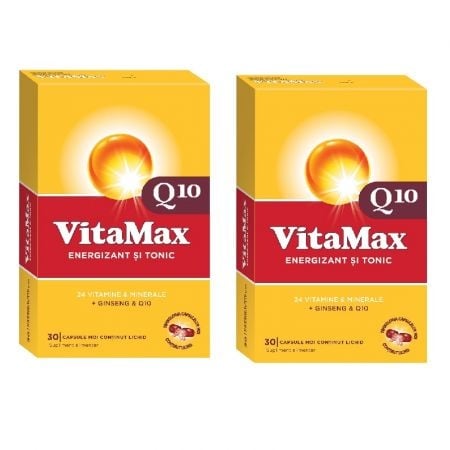 Pachet Vitamax Q10, 30 + 30 capsule, Perrigo Pachet Vitamax Q10, 30 + 30 capsule, Perrigo