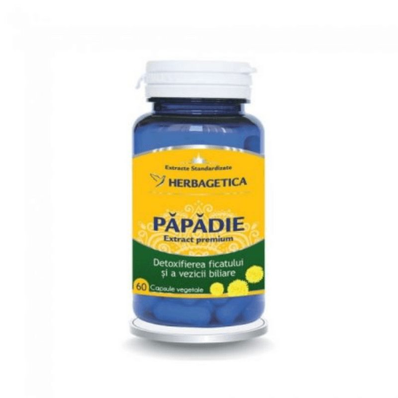 Papadie extract, 60 capsule, Herbagetica Papadie extract, 60 capsule, Herbagetica