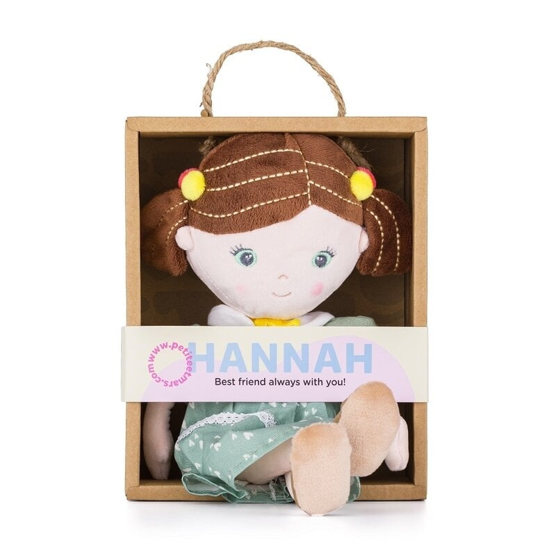 Papusa, Petite&Mars, Hannah, Din plus, 35 cm, 0 luni+, Multicolor Papusa, Petite&Mars, Hannah, Din plus, 35 cm, 0 luni+, Multicolor