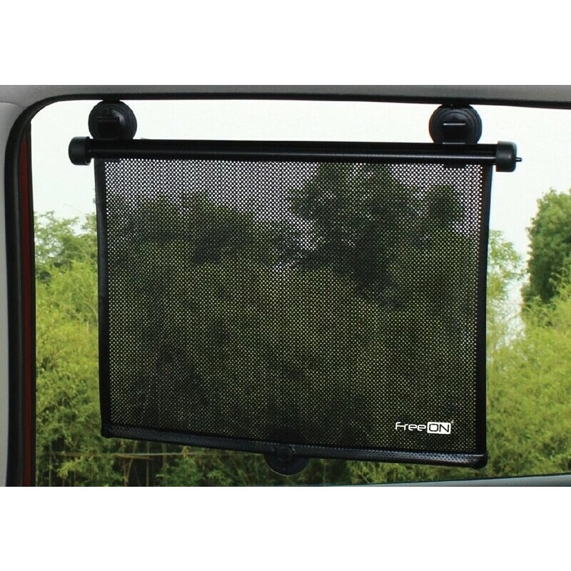 Parasolar auto retractabil, FreeON, Black Parasolar auto retractabil, FreeON, Black