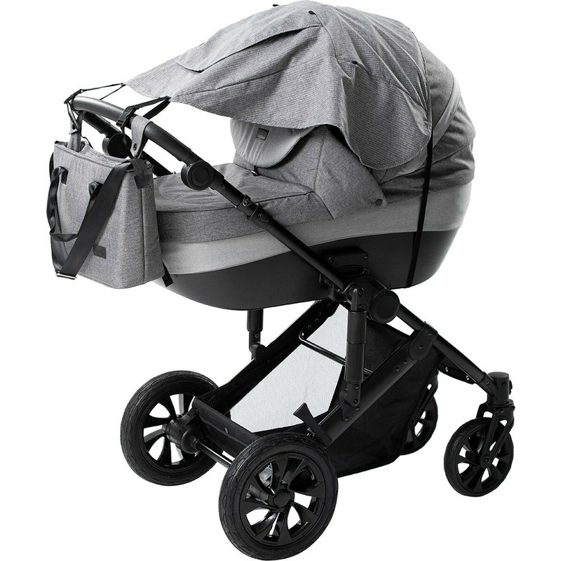 Parasolar cu laterale pentru landou si carucior, Copertina protectie UPF 50+ cu fereastra, Usor reglabil, Rezistent la apa, FreeON, Gri Parasolar cu laterale pentru landou si carucior, Copertina protectie UPF 50+ cu fereastra, Usor reglabil, Rezistent la apa, FreeON, Gri