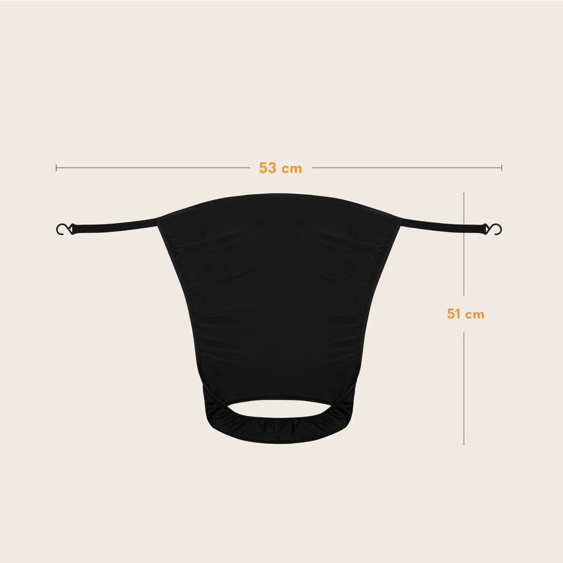 Parasolar, Lionelo, Pentru carucior, Material textil, Cu protectie UPF 50+, 53 x 51 cm, Negru Parasolar, Lionelo, Pentru carucior, Material textil, Cu protectie UPF 50+, 53 x 51 cm, Negru