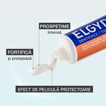 Pasta de dinti anti-carii, 75 ml, Elgydium Pasta de dinti anti-carii, 75 ml, Elgydium