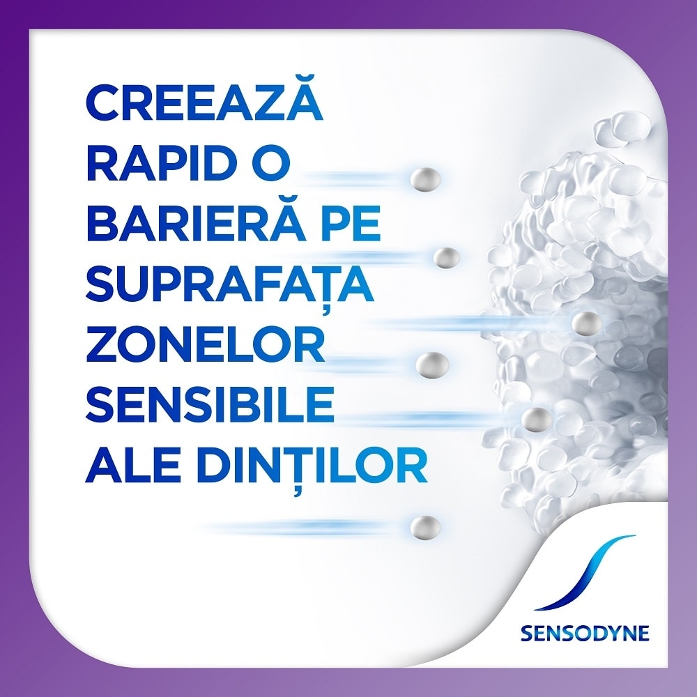 Pasta de dinti Rapid Relief Mint, 75 ml, Sensodyne Pasta de dinti Rapid Relief Mint, 75 ml, Sensodyne