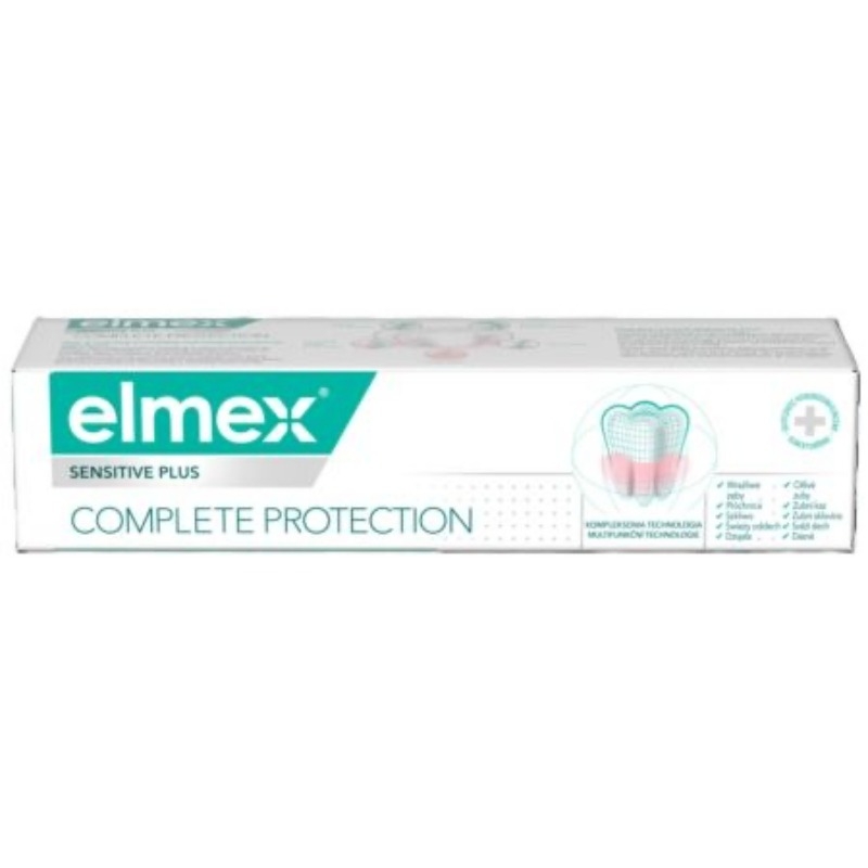 Pasta de dinti Sensitive Plus Complete Protection, 75 ml, Elmex Pasta de dinti Sensitive Plus Complete Protection, 75 ml, Elmex
