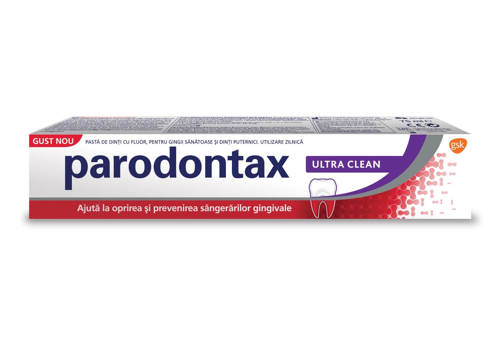 Pasta de dinti Ultra Clean Parodontax, 75 ml, Gsk Pasta de dinti Ultra Clean Parodontax, 75 ml, Gsk