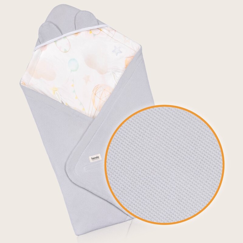 Paturica de infasat, Lionelo, Pentru scoica auto, carucior si landou, Cu multiple utilizari, Cu inchidere arici velcro, Dimensiune 90x90 cm, Din bumbac, TOG 2.5, 12-18 luni, Albastru Paturica de infasat, Lionelo, Pentru scoica auto, carucior si landou, Cu multiple utilizari, Cu inchidere arici velcro, Dimensiune 90x90 cm, Din bumbac, TOG 2.5, 12-18 luni, Albastru