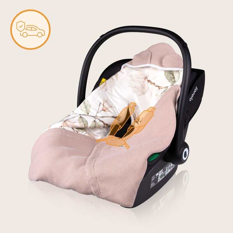 Paturica de infasat, Lionelo, Pentru scoica auto, carucior si landou, Cu multiple utilizari, Cu inchidere arici velcro, Dimensiune 90x90 cm, Din bumbac, TOG 2.5, 12-18 luni, Bej Paturica de infasat, Lionelo, Pentru scoica auto, carucior si landou, Cu multiple utilizari, Cu inchidere arici velcro, Dimensiune 90x90 cm, Din bumbac, TOG 2.5, 12-18 luni, Bej