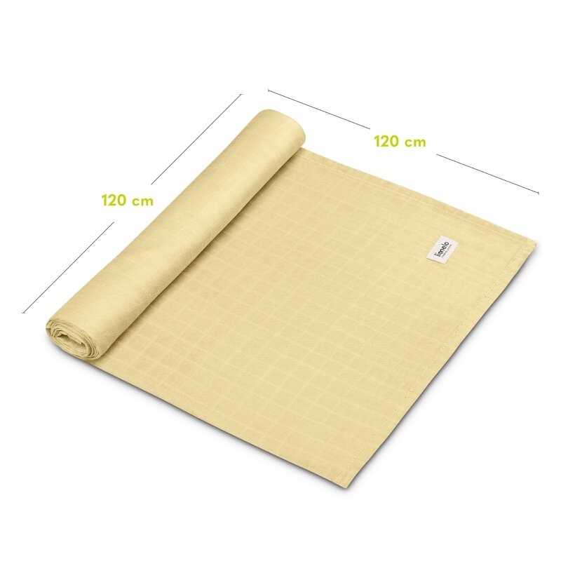 Muselina, Lionelo, Multifunctionala, Din bambus, Ideala pentru infasat, Cu proprietati antibacteriene, antifungice si antialergice, Lavabila la masina de spalat, 120x120 cm, Galben Muselina, Lionelo, Multifunctionala, Din bambus, Ideala pentru infasat, Cu proprietati antibacteriene, antifungice si antialergice, Lavabila la masina de spalat, 120x120 cm, Galben