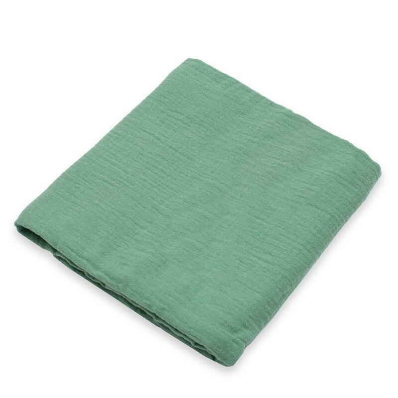 Paturica moale bebe, New Baby, Cu multiple intrebuintari, 60x60 cm, Din muselina, 100% bumbac organic, Green Paturica moale bebe, New Baby, Cu multiple intrebuintari, 60x60 cm, Din muselina, 100% bumbac organic, Green