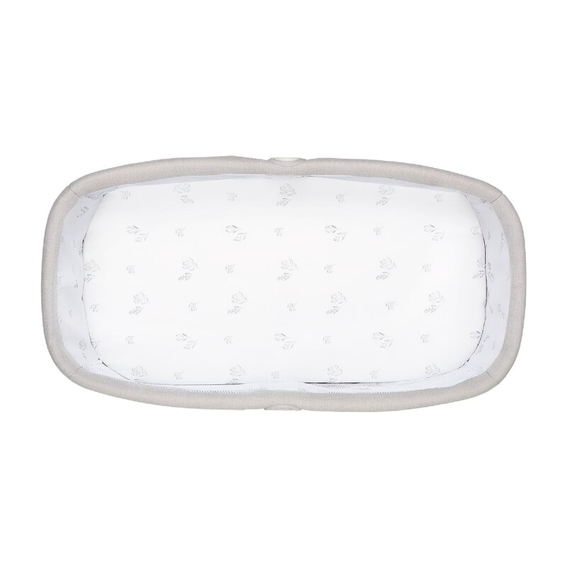 Patut balansoar, Lionelo, Malin Evo, 3 in 1, Pliabil, 0-9 kg, Geanta Transport, Asamblare Rapida, Ultra-Usor, Conform cu standardele europeane de securitate EN1130 si EN16890, Bej