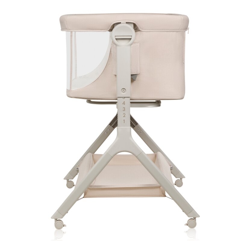 Patut co-sleeper, Lionelo, Leonie Plus, Pliabil, Cu sistem de leganare, Cu setare unghiulara, Reglabil in 6 pozitii pe inaltime, Conform cu standardele europeane de securitate EN1130 si EN16890, Bej Patut co-sleeper, Lionelo, Leonie Plus, Pliabil, Cu sistem de leganare, Cu setare unghiulara, Reglabil in 6 pozitii pe inaltime, Conform cu standardele europeane de securitate EN1130 si EN16890, Bej