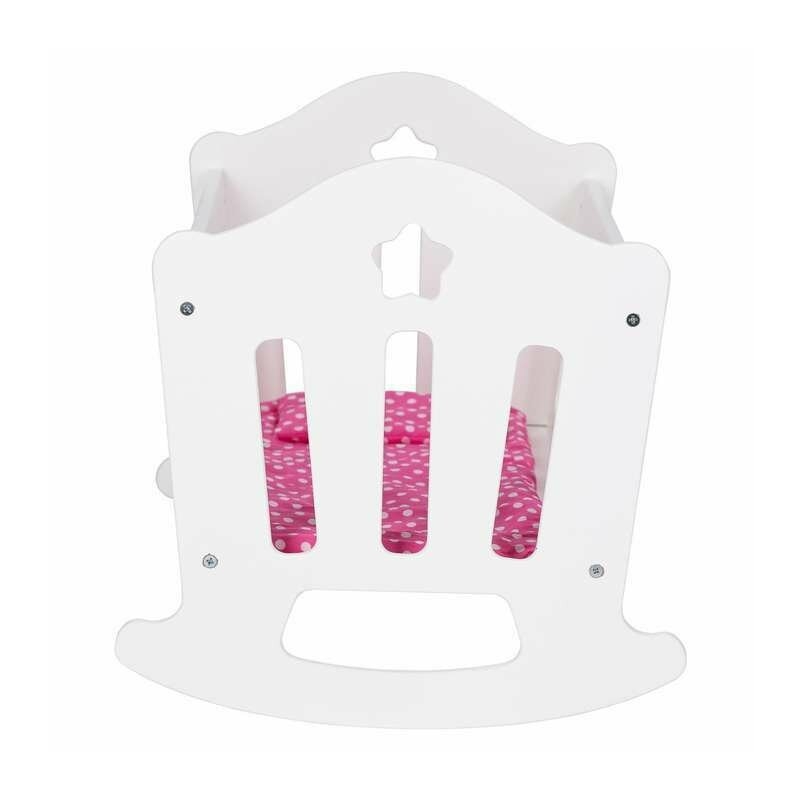 Patut pentru papusi, Free2Play, Cu pernuta confortabila, 46x33x33 cm, 36 luni+, White Patut pentru papusi, Free2Play, Cu pernuta confortabila, 46x33x33 cm, 36 luni+, White