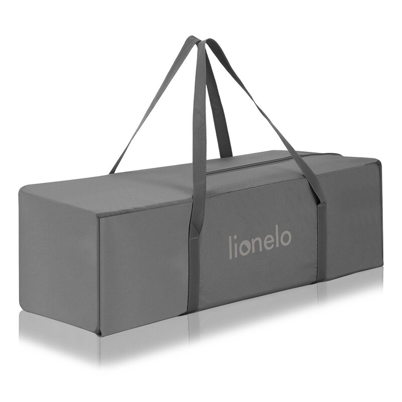 Patut pliant, Lionelo, Jasmin Easy Fold, Pana la 15 kg, Usor de pliat, Cu doua nivele, Cu saltea ergonomica T25, Cu intrare laterala cu fermoar, 2 roti cu frana, 120 x 60 cm, Conform cu EN 716, 0-36 luni, Gri Patut pliant, Lionelo, Jasmin Easy Fold, Pana la 15 kg, Usor de pliat, Cu doua nivele, Cu saltea ergonomica T25, Cu intrare laterala cu fermoar, 2 roti cu frana, 120 x 60 cm, Conform cu EN 716, 0-36 luni, Gri