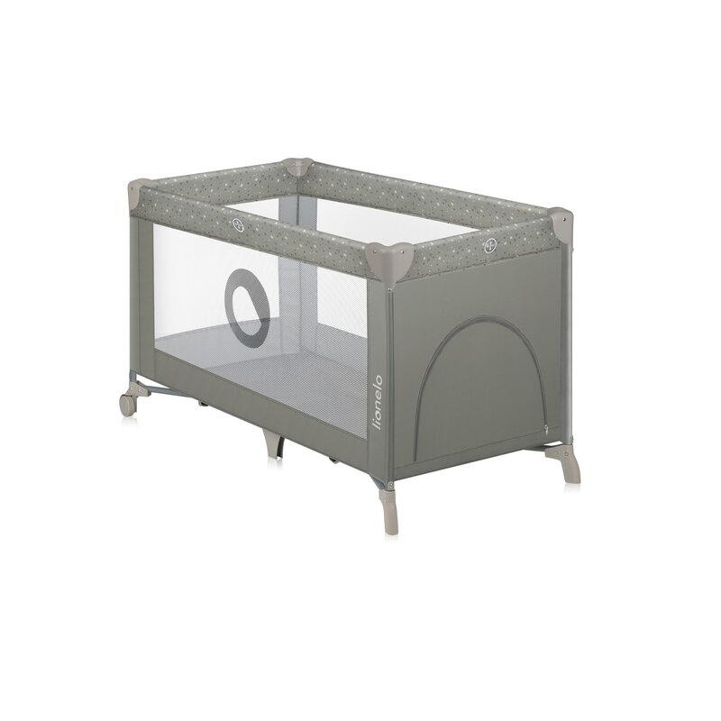 Patut pliant, Lionelo, Stefi, Cu un nivel, Cu intrare laterala cu fermoar, 2 roti, 120x60 cm, Conform cu standardul european de securitate EN 716, Bej Patut pliant, Lionelo, Stefi, Cu un nivel, Cu intrare laterala cu fermoar, 2 roti, 120x60 cm, Conform cu standardul european de securitate EN 716, Bej