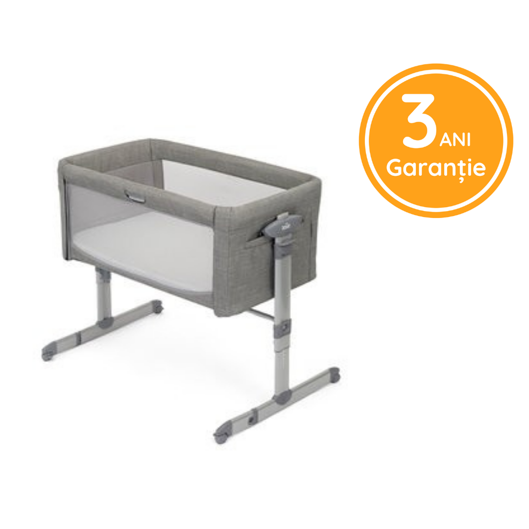 Patut Pliant 2 in 1 Roomie Glide Foggy Gray, Joie Patut Pliant 2 in 1 Roomie Glide Foggy Gray, Joie