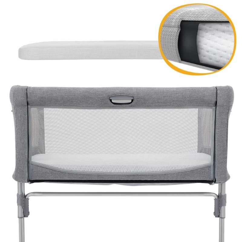 Patut Pliant 2 in 1 Roomie Gray Flannel, Joie Patut Pliant 2 in 1 Roomie Gray Flannel, Joie