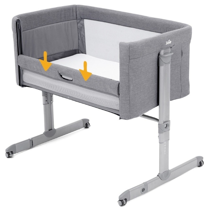 Patut Pliant 2 in 1 Roomie Gray Flannel, Joie Patut Pliant 2 in 1 Roomie Gray Flannel, Joie