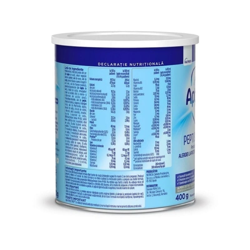 Lapte praf Aptamil Pepti Syneo 2, 6-12 luni, 400g, Nutricia Lapte praf Aptamil Pepti Syneo 2, 6-12 luni, 400g, Nutricia