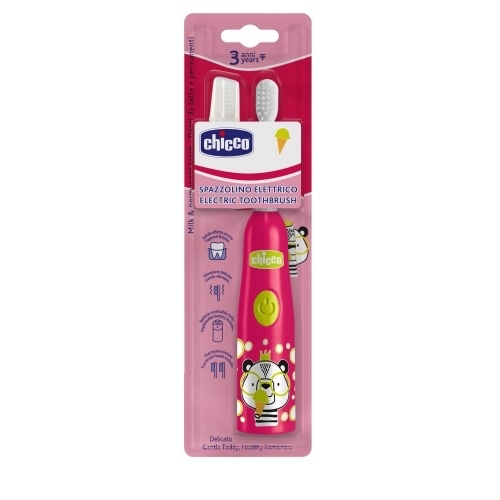Periuta electrica pentru copii Panda +3 ani, Chicco Periuta electrica pentru copii Panda +3 ani, Chicco