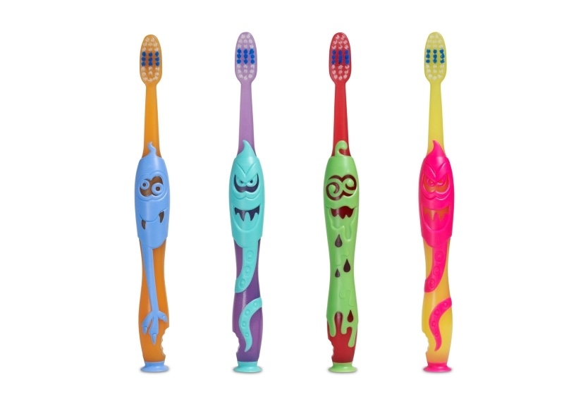 Periuta de dinti soft pentru copii 2-6 ani Kids, Monster, Elgydium Periuta de dinti soft pentru copii 2-6 ani Kids, Monster, Elgydium