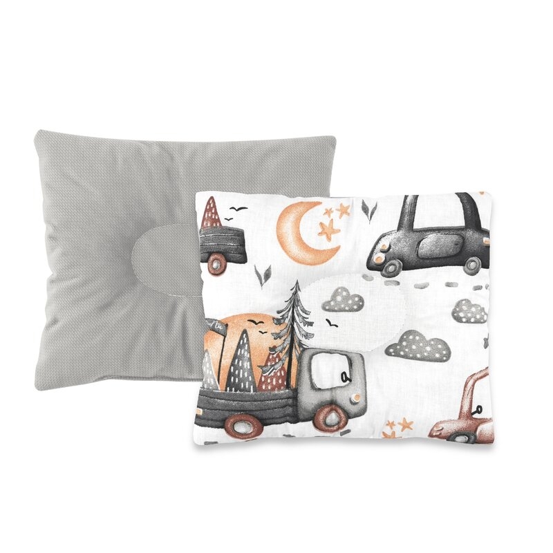 Perna bebelus, MimiNu, Profilata, Cu doua fete, Cu functie anti-soc, Pufoasa, Din catifea si bumbac, Materiale certificate Oeko Tex Standard 100, 23x26 cm, Velvet Cars Grey Perna bebelus, MimiNu, Profilata, Cu doua fete, Cu functie anti-soc, Pufoasa, Din catifea si bumbac, Materiale certificate Oeko Tex Standard 100, 23x26 cm, Velvet Cars Grey