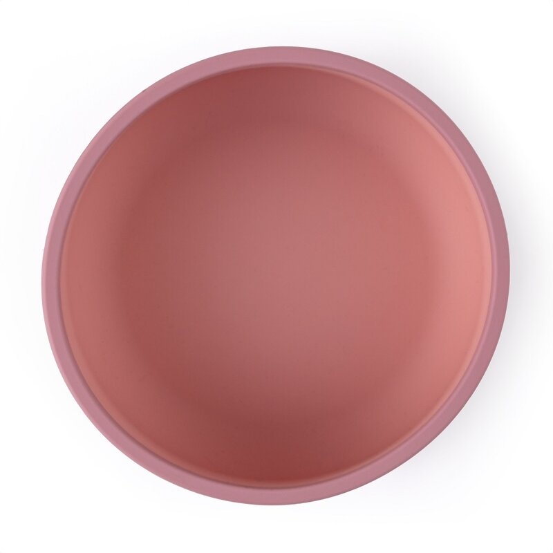 Petite&Mars - Bol Take&Match, Cu ventuza, Silicon, Fara BPA, 450 ml, 6 luni+, Roz