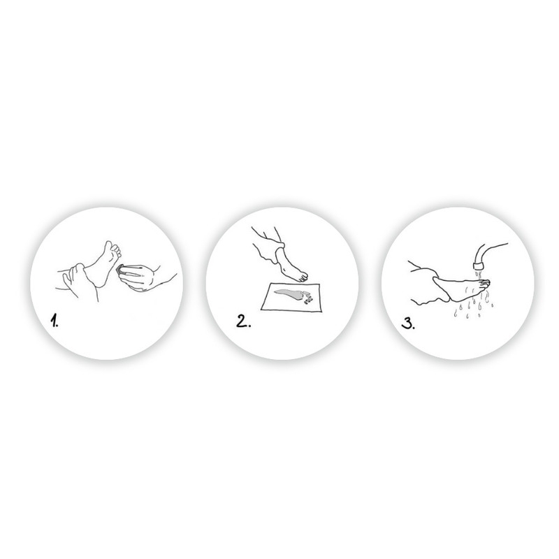 Petite&Mars - Cerneala pentru amprente mulaj, Utilizare multipla, Baby Dab, Unisex, Gri Petite&Mars - Cerneala pentru amprente mulaj, Utilizare multipla, Baby Dab, Unisex, Gri