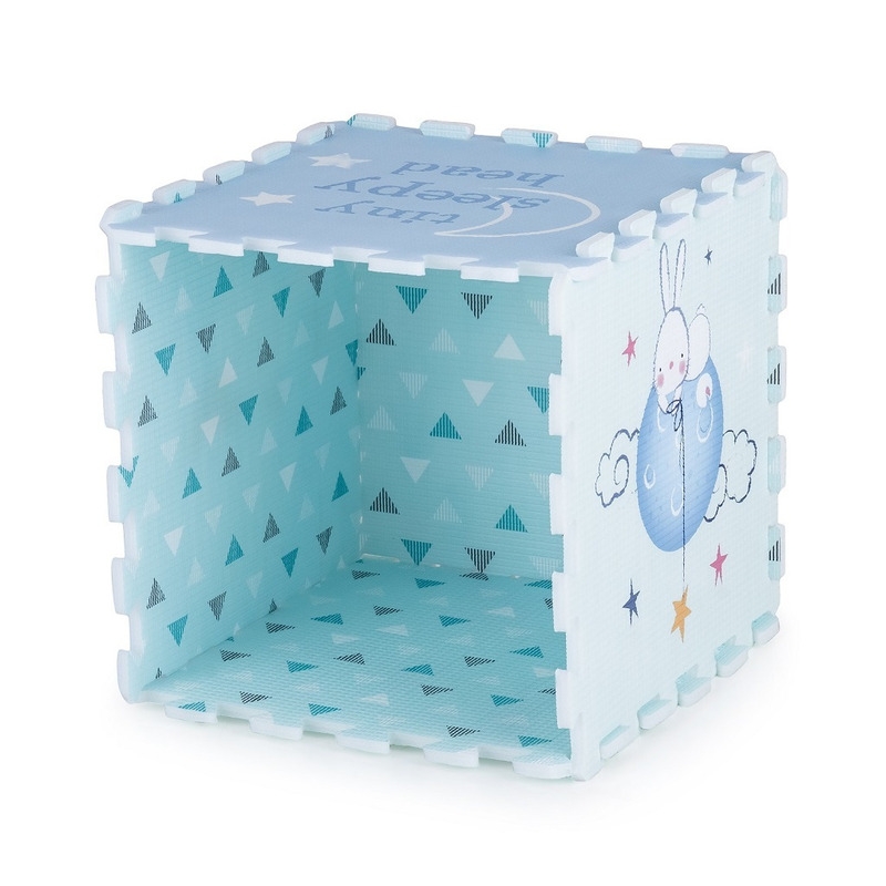 Petite&Mars - Covoras puzzle din spuma, Format din 6 piese reversibile, 116x174x1.5 cm, Multicolor Petite&Mars - Covoras puzzle din spuma, Format din 6 piese reversibile, 116x174x1.5 cm, Multicolor